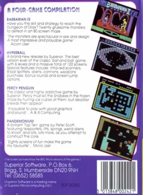 Hyperball (198x)(Superior Software) box cover back